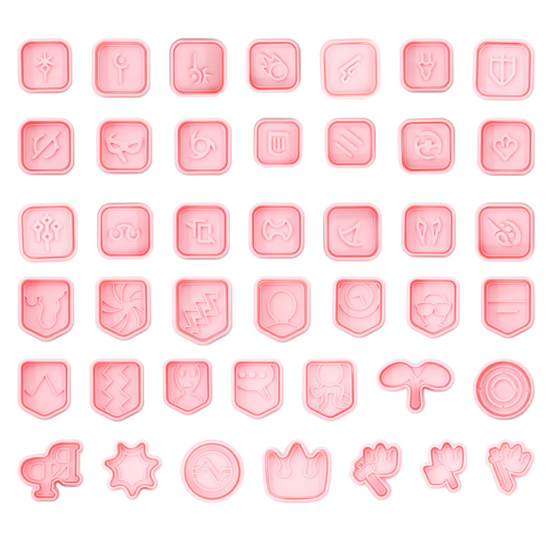 FF14 Final Fantasy 14 Molde de galleta de cristal profesional periférico Viper Warrior Knight Molde de plástico de piedra Imán para refrigerador image 5