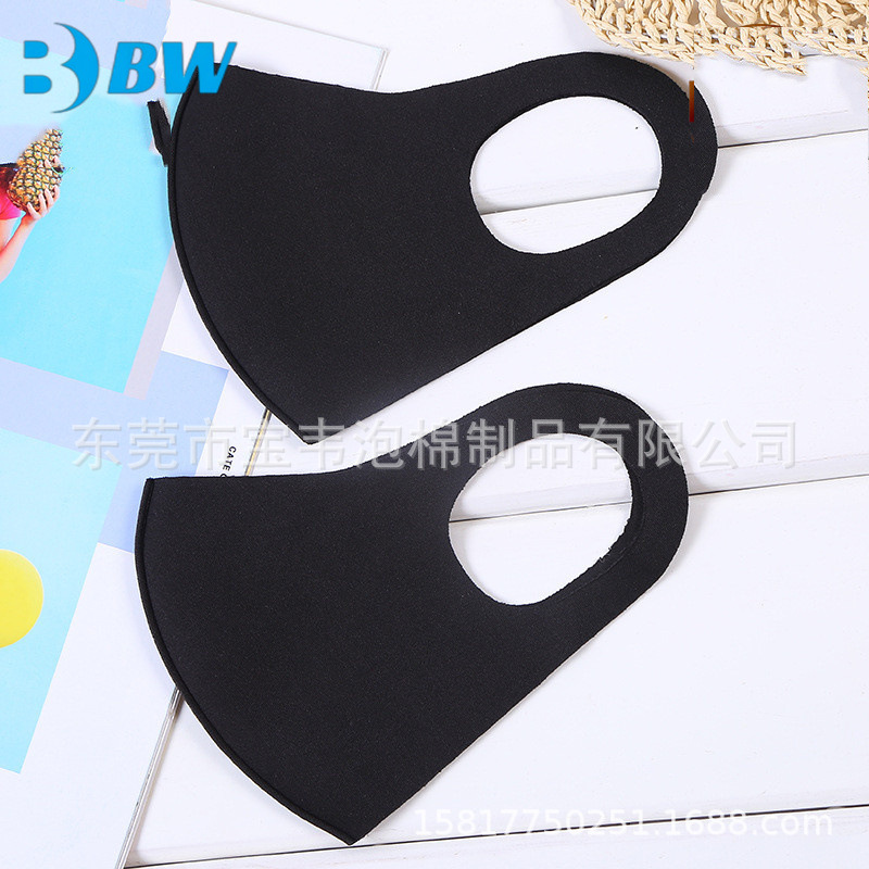 冰丝口罩可水洗调节凉感透气立体蝴蝶结布口罩 防晒