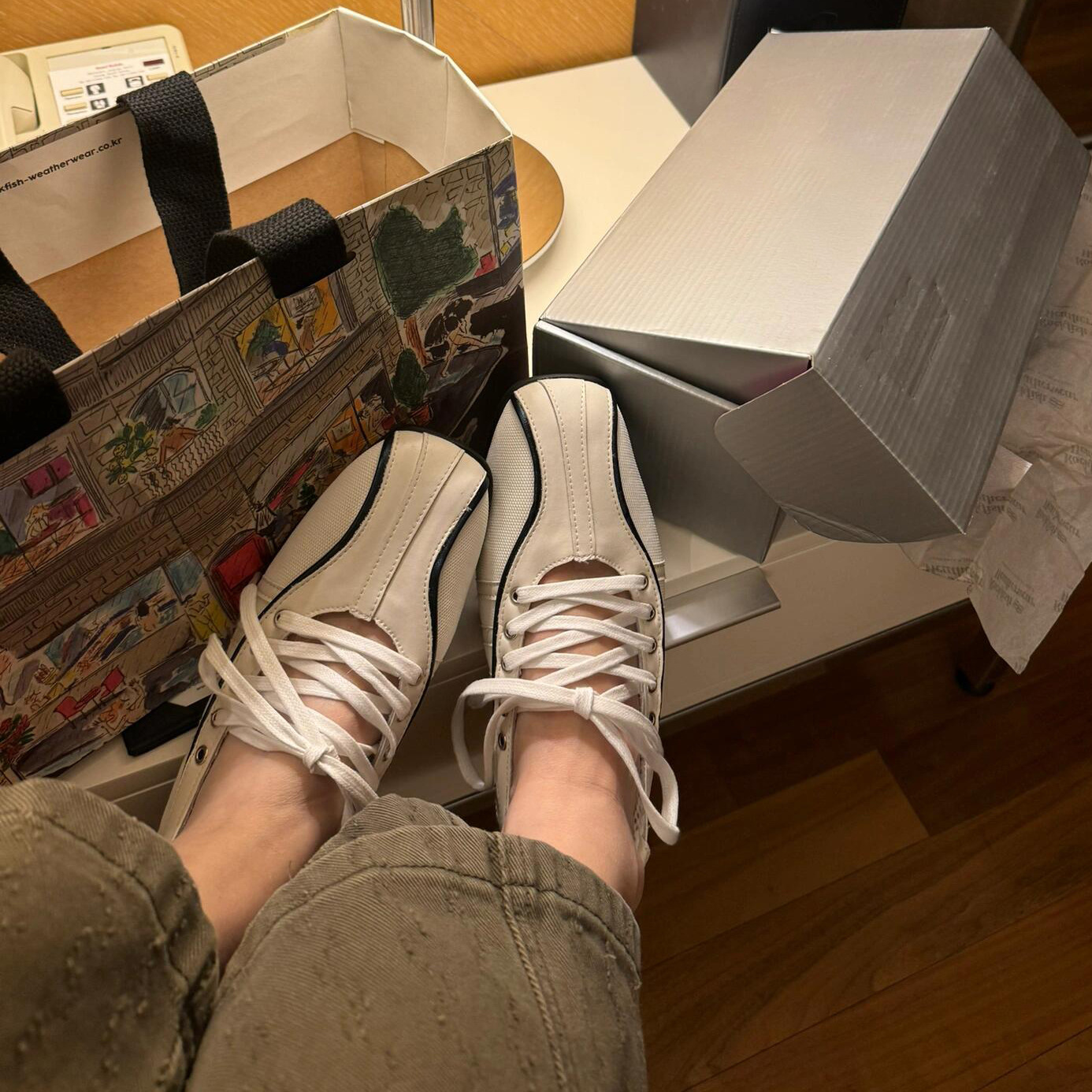 Versión de piel de vaca ~ Correas de cuero, suela suave, estilo ballet, zapatos individuales, zapatos de cuero de suela gruesa para mujer, zapatos blancos de lona casuales, zapatillas de deporte