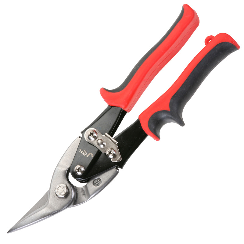 捷科AVSL-10航空剪刀铁皮剪不锈钢铝板剪钢丝龙骨剪左头剪250mm