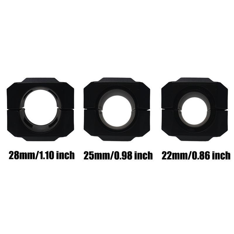 Universal motorcycle 22/25/28mm diameter anti-fall rubber bumper anti-fall block anti-collision protective rubber decorative block