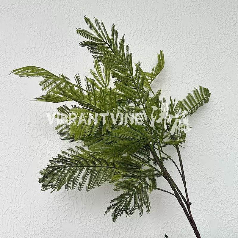 把束含羞草4叉加密仿真绿植室内装饰蕨类植物造景软装假草厥叶