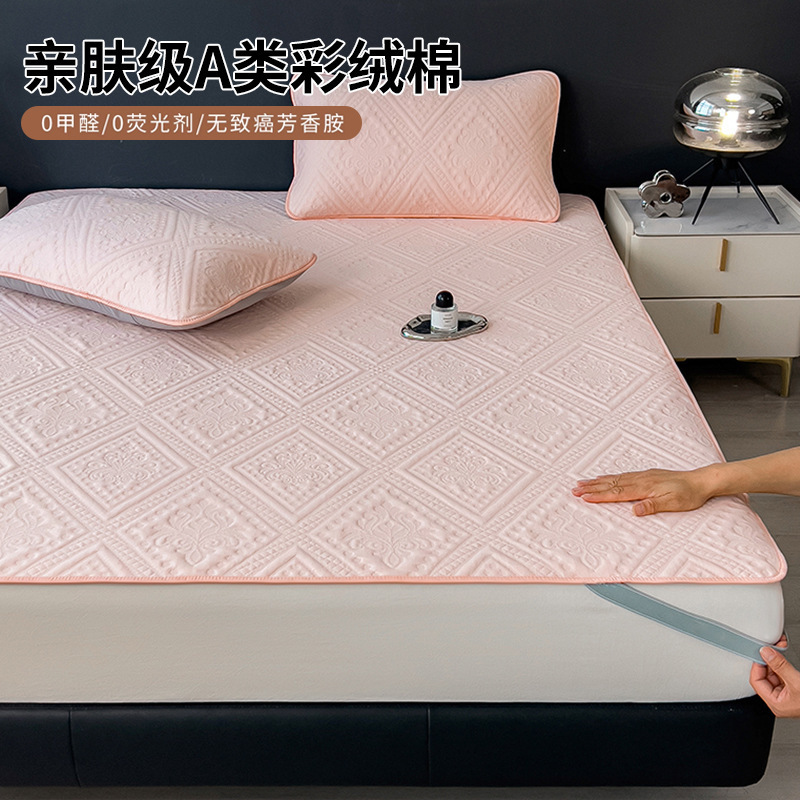 Cama de algodón de color de clase A 180x200 alquiler de cama especial colchón dormitorio casero cojín de tatami