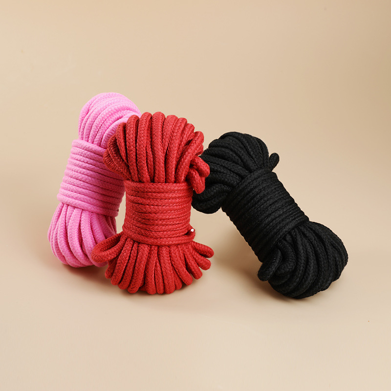 Cuerdas de algodón, cuerdas de algodón, juguetes alternativos, ataduras, artículos sexuales sexuales para hombres 60 pcs / caja