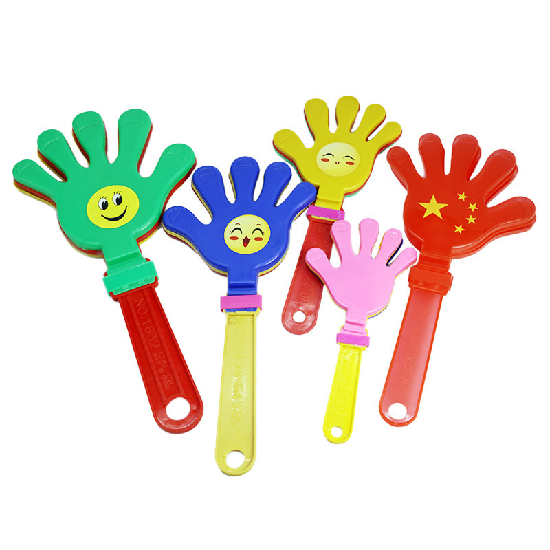 Hand Clapping Device 28cm Large Smiling Face Slap Toy Concert Event Atmosphere Cheering Props Clapping Artifact
