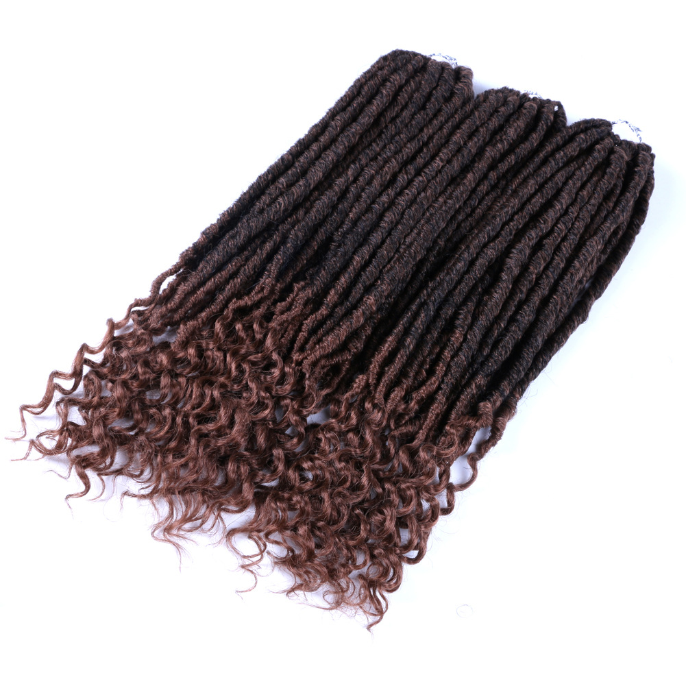 Extension per capelli Treccia senza fibre chimiche Extension per capelli intrecciati all'uncinetto Parrucche Locs Parrucche Trecce per capelli all'uncinetto_voghion.com