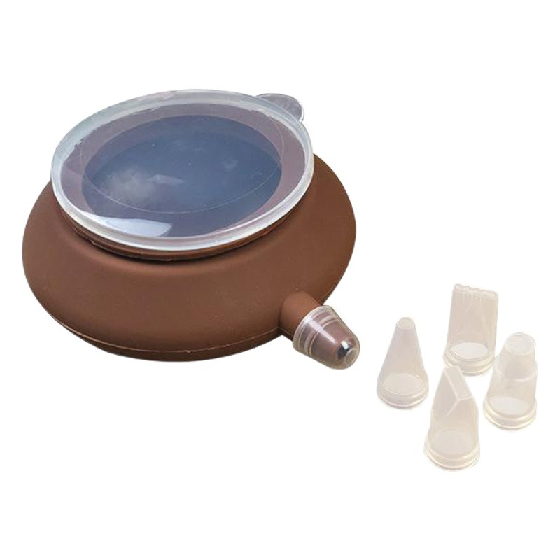 Silicona macaron pastelería cocina utensilios para hornear decoración de pasteles macaron olla con 5 pastelería boquilla