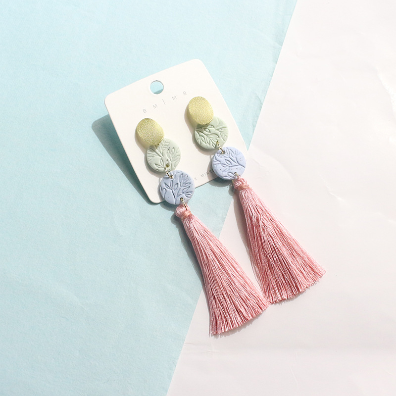 1 Pair Retro Flower Plastic Resin Carving Womenu0027S Earrings