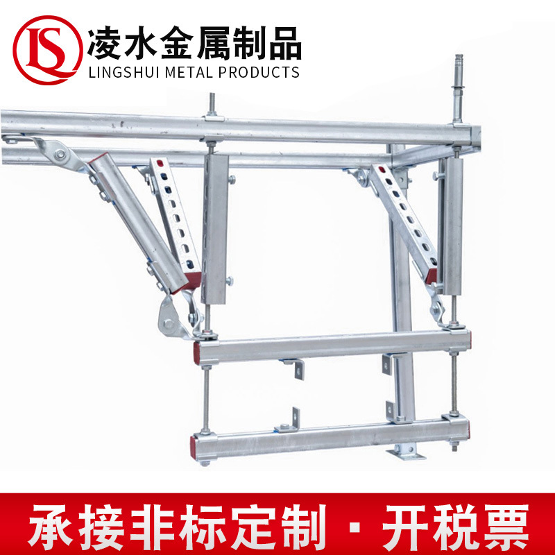 抗震支架设计安装厂家 整套抗震支架桥架 消防支吊架深化安装E18