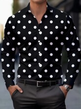 I 18513 Men's 3D Digital Print Shirt ӡ������ ŷ���羳