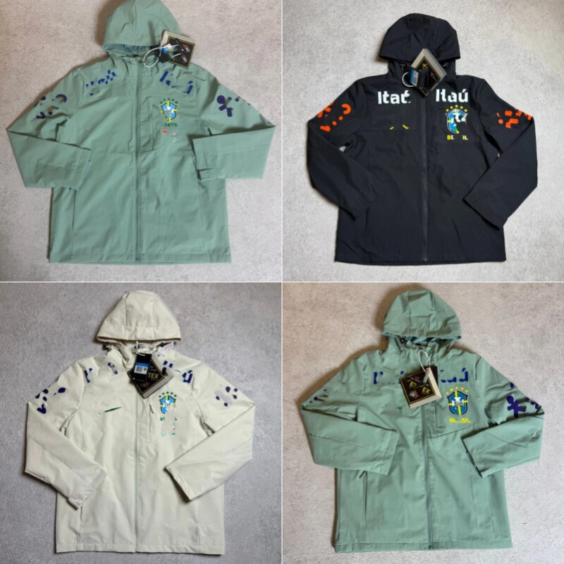 2026 Football Windbreaker Neymar Style Thin High-Quality Windbreaker High-Quality One-Piece Dropshipping 2026 Football Windbreaker Neymar Style Thin High-Quality Windbreaker High-Quality One-Piece Dropshipping