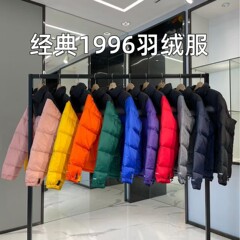 高版本美版北脸家1996羽绒服男女加厚外套防水白鸭绒面包服700蓬