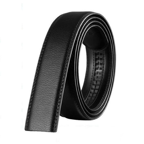(Loss-making volume) Belt Men's Automatic Buckle Casual Card Slot No Buckle Pants Belt Youth Bare Skin Men's Genuine Leather Belt 