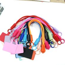 适用背带360绳彩色尼龙DIY手机壳挂绳挂脖绳斜跨可调节绳子夹卡片