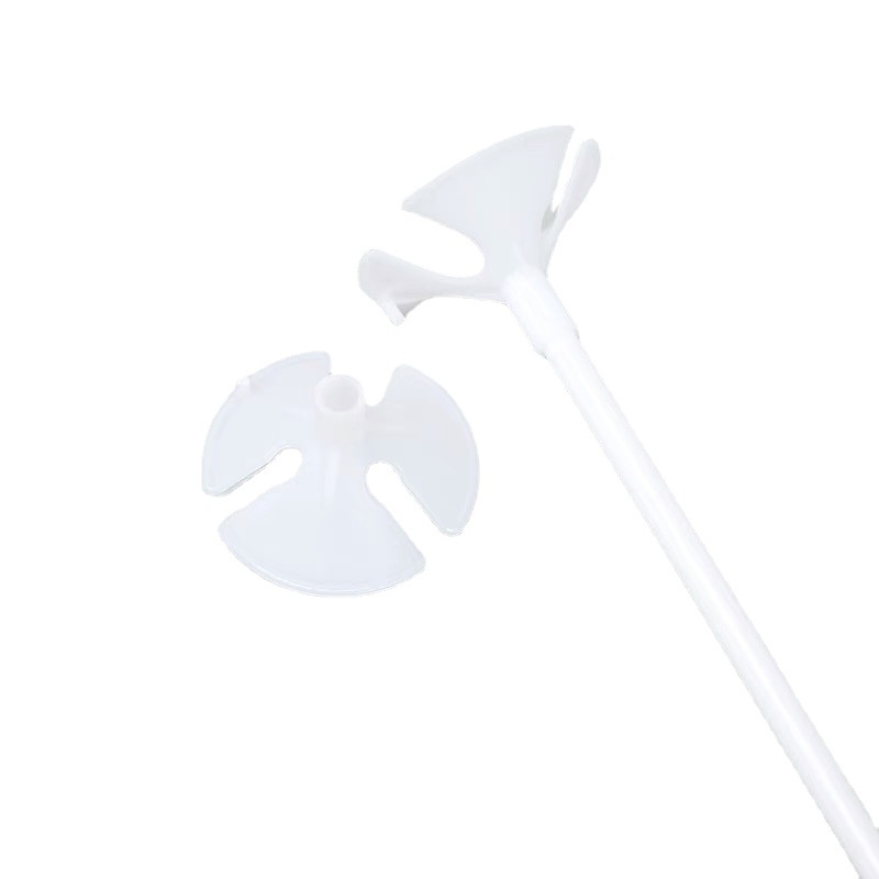 Milán soporte de globo de plástico Varilla de fresa ramo hecho a mano material de bricolaje globo Varilla de Apple soporte inferior Accesorios