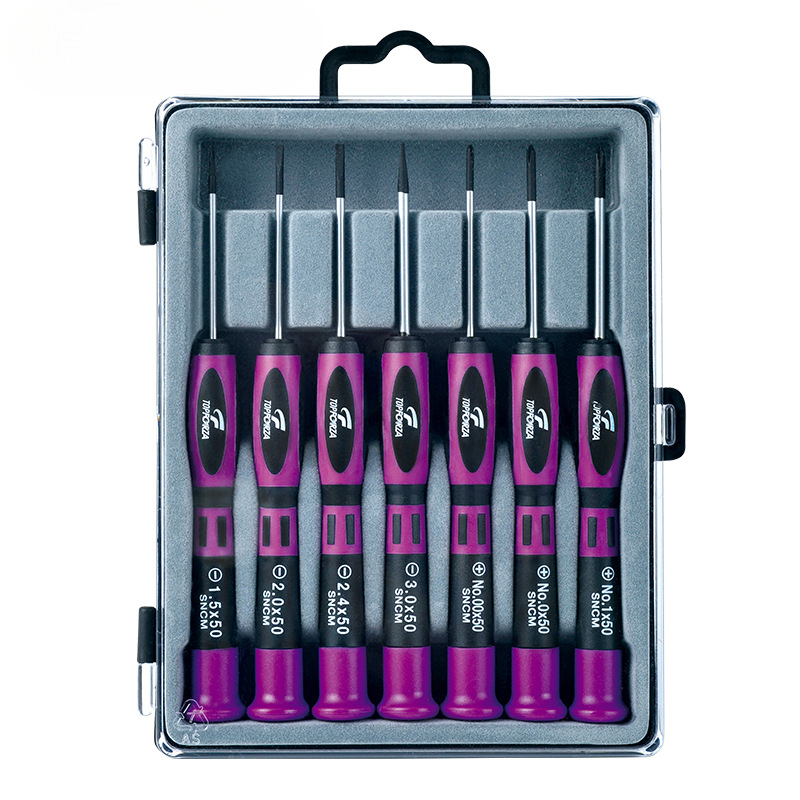 Tuovuri importado conjunto de destornillador de precisión cruzada pequeña herramienta de mantenimiento multifuncional para teléfonos móviles