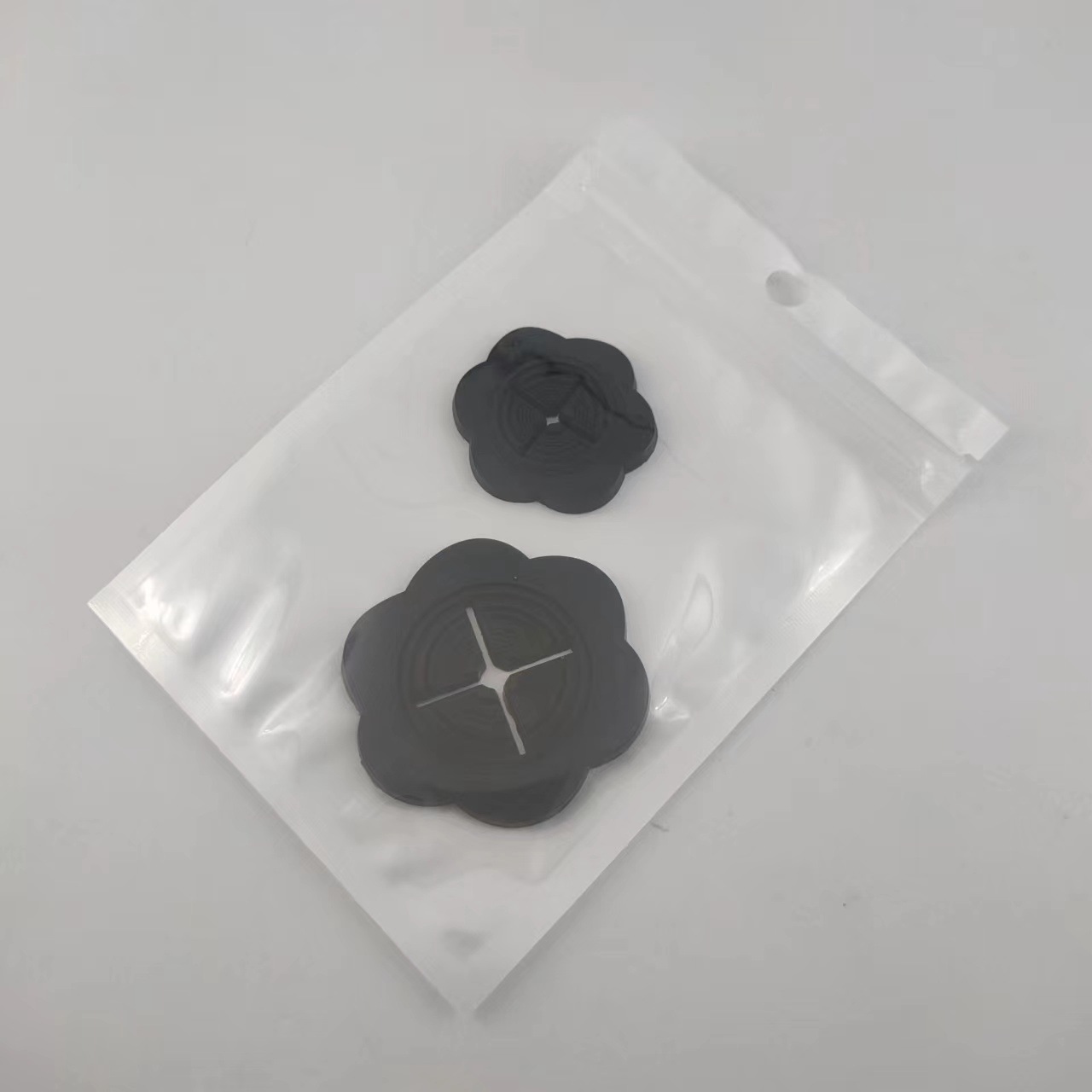 단면형 블랙 색상, 대/소 사이즈 각 1개씩 묶음