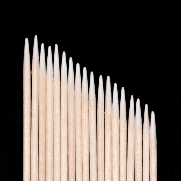 Disposable cotton swabs
