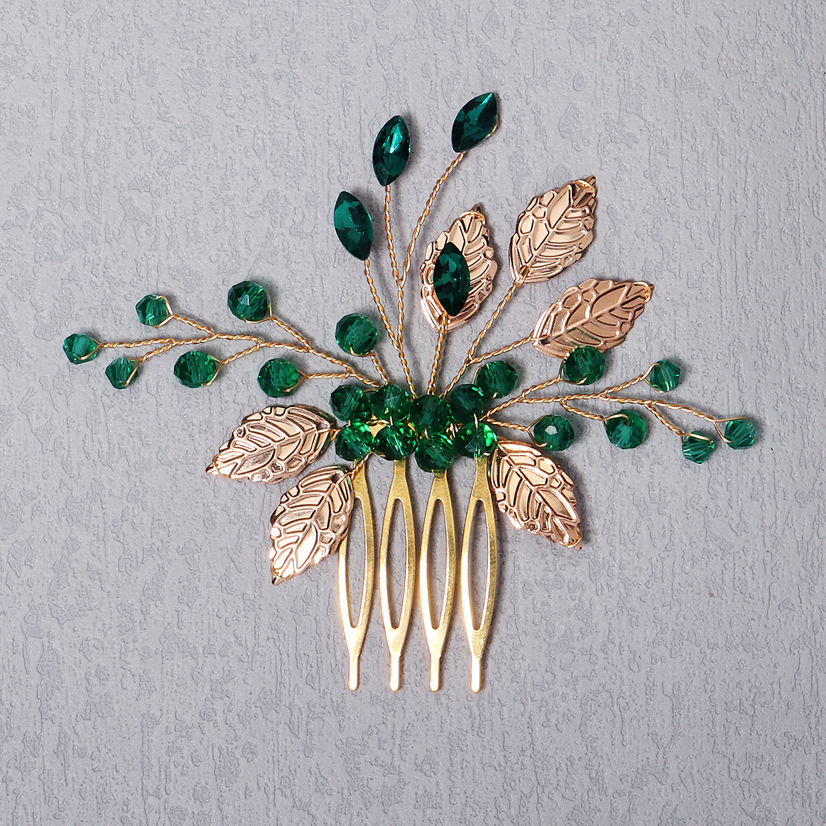 30g Weight Hair Combs Hair Accessories Type Rhinestones Inlay Material Vintage Style Flower Rhinestone Inlay Rhinestones Hair Combs 1 Piece