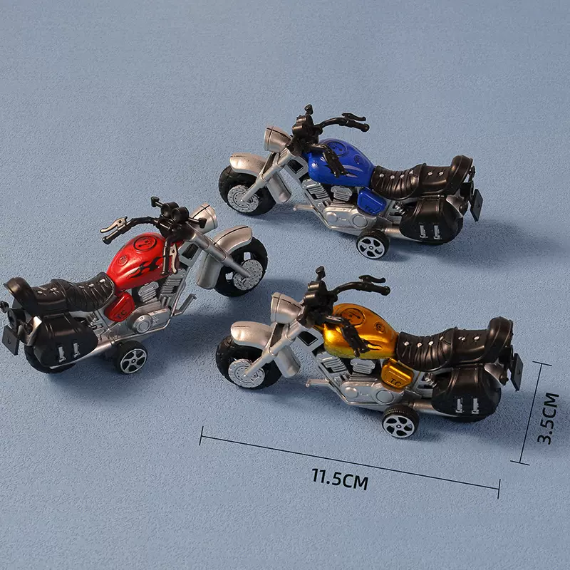 跨境外贸玩具回力惯性摩托车模型玩具飞机模型小男孩生日礼物厂家