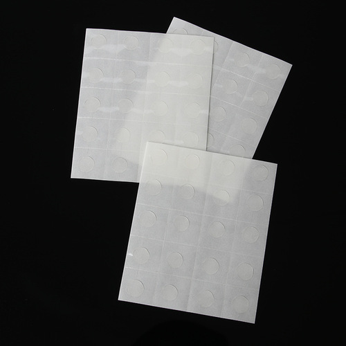 Wholesale handicraft balloon accessories glue nose mucus glue point 12 pieces 1 piece flat sheet movable seamless double-sided glue point sheet 