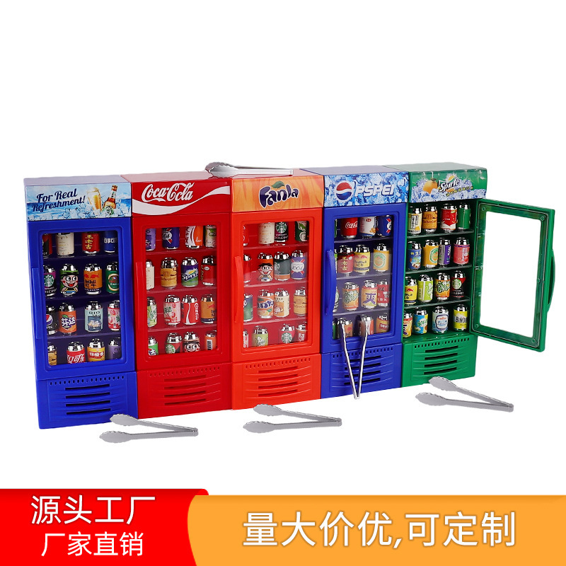 磁気冷蔵庫ステッカーシミュレーションミニ冷凍庫ドールハウスキッチンミニチュアモデル装飾品子供用ままごとおもちゃ|undefined