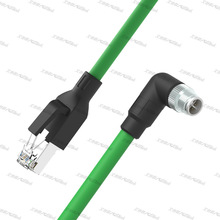 M12X��90�ȹ��^�DRJ45���^DB�B�Ӿ���朷�ˮ8о�m��PLC�O���B����