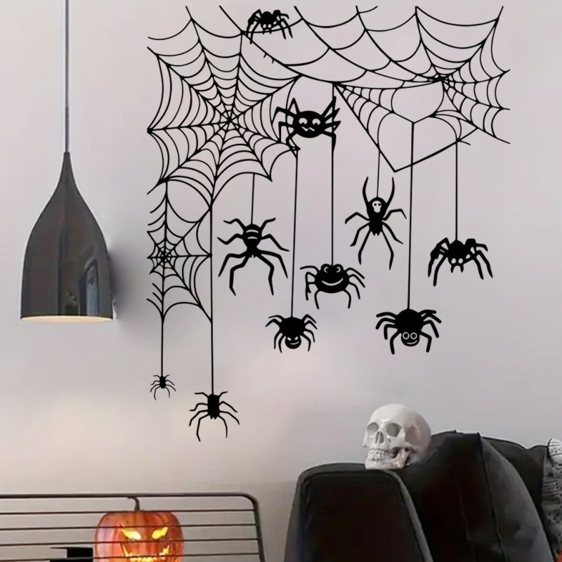 2025年アマゾンハロウィンAFH1470スパイダーウォールステッカーは、越境プラットフォームでの上場、ラベル貼り付け、代行発送に対応しています。|undefined