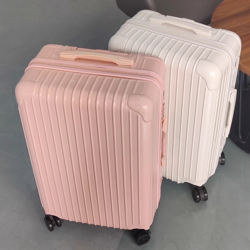 軽量で耐久性のあるスーツケース、男性と女性の旅行トロリーケース、学生用サイレントユニバーサルホイール、強力な大容量パスワードボックス|undefined