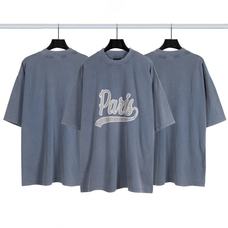 高品質クロスボーダーアメリカンスタイル25ss夏新作No.10ユニフォームレタールーズ半袖Tシャツ卸売|undefined