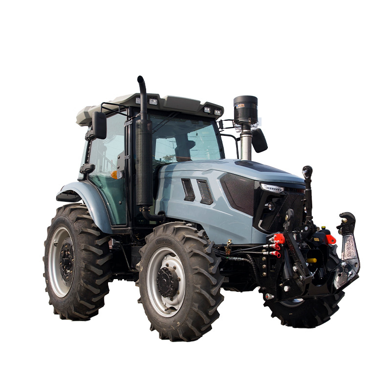 Tractor de ruedas de cuatro tracciones al por mayor diesel agrícola rotativo zanja agua y sequía tractor multifuncional transfronterizo