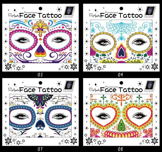 荧光纹身贴2