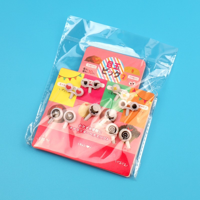 Cartoon japonés encantador tenedor de fruta transfronterizo venta caliente stick de fruta creativa decoración mini tenedor de fruta al por mayor