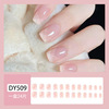 Fake nails, short nail stickers for manicure, wholesale