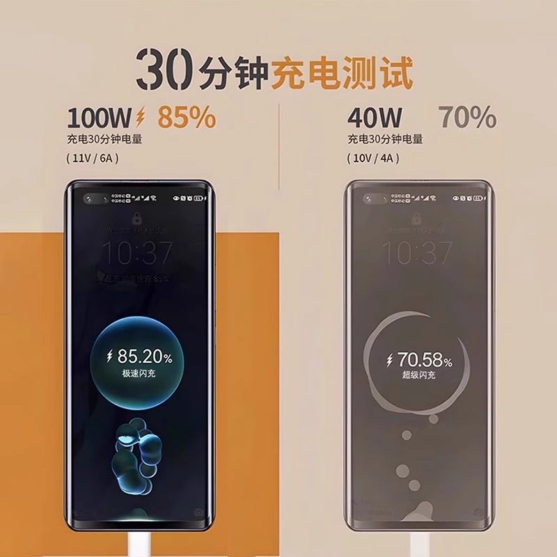 120W66W ユニバーサル高速充電 Honor Huawei OPPO Android VIVO 充電器セット充電ヘッド p50p4 に適しています|undefined