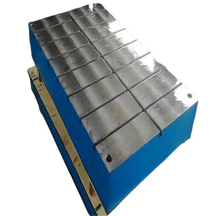 Cast Iron Platform T-slot Cast Iron Assembly Platform Casting Cast Iron Flat Plate Fitter Marking Platform Welding Workbench