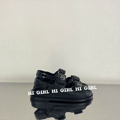 【ハイガール】認定 ~ 品質アップグレード! 厚い底の底のマジックはサンダルのローマの靴のスリッパの女性を貼ります。