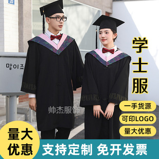 学士服批发 大学毕业学士服男女学院风工科本科文科学位服表演服-阿里巴巴