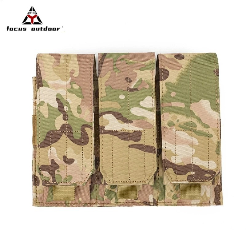 Spot triple bolsa de bala chaleco de campo bolsa de almacenamiento táctica accesorios bolsa colgante de artículos diversos equipo de combate CS paquete táctico