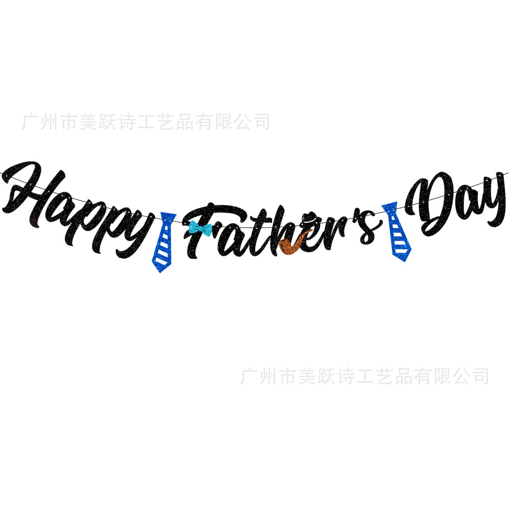 Feliz día del padre bandera pastel decoración inserción de tarjeta grande Diseño de fiesta temática del día del padre amazon