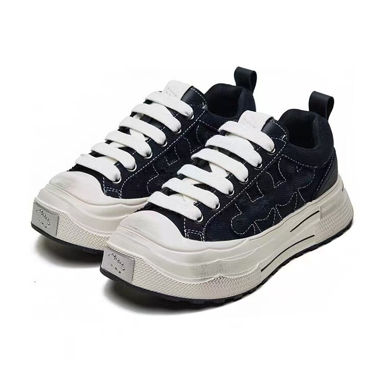 Shootbrand Ten Days Same Style Shoes Retro Thick-Soled Canvas Shoes with Height Increase for Men and Women Shootbrand Ten Days Same Style Shoes Retro Thick-Soled Canvas Shoes with Height Increase for Men and Women