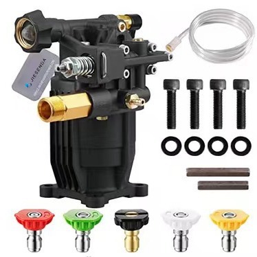 外贸跨境P180铜斜盘泵 清洗机配件汽油机冲洗泵头高压柱塞泵批发