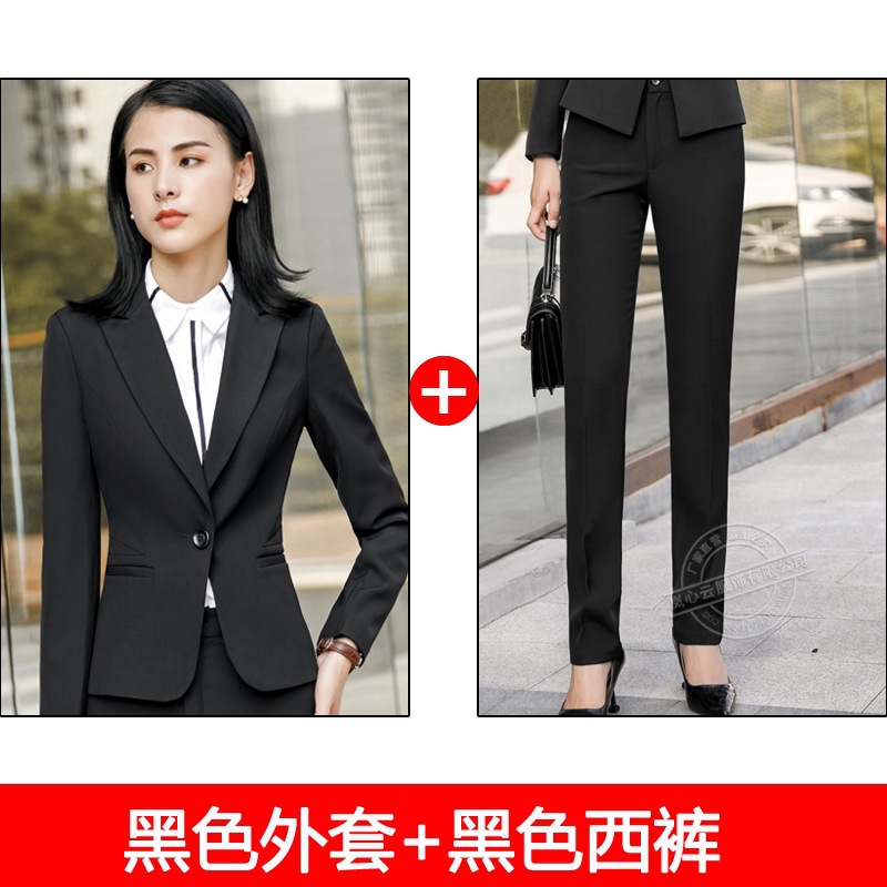 블랙 코트 + 바지