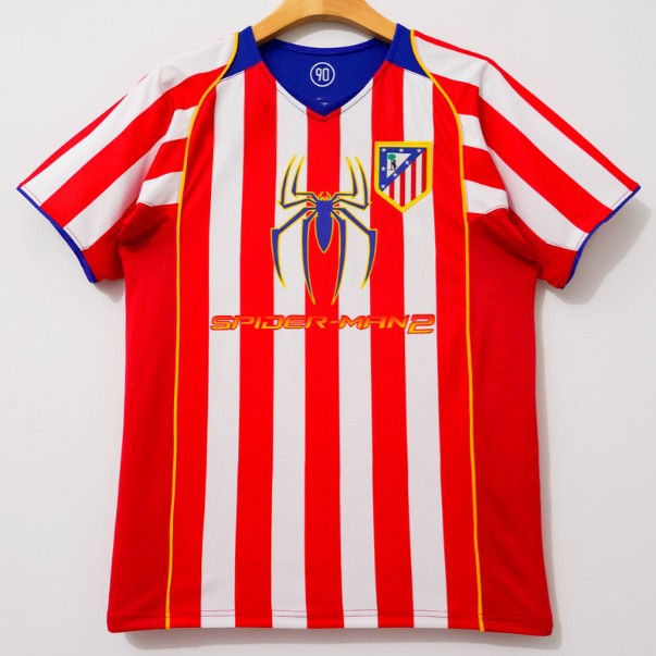 Retro Popular Atletico Madrid Short-Sleeved Jersey Football Jersey Fan Version Football Jersey