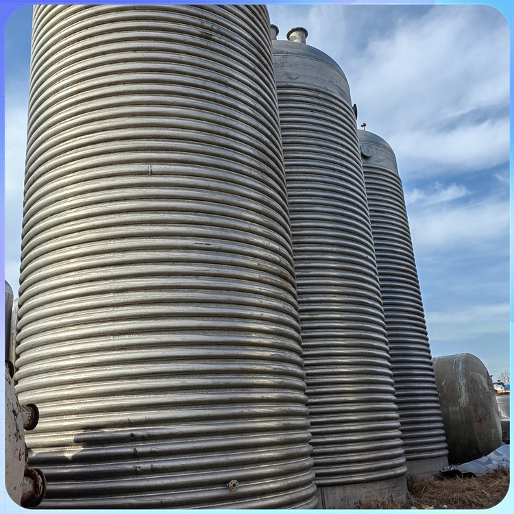 化工二手外盘管反应釜 不锈钢反应釜 高压反应釜 内盘管反应釜