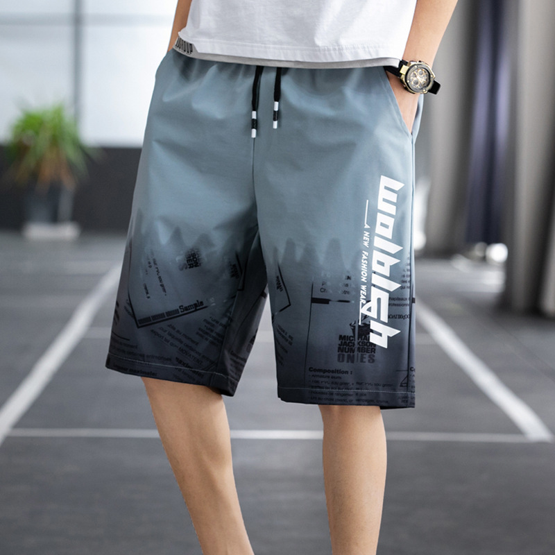 Shorts men's 2021 summer thin section ti...