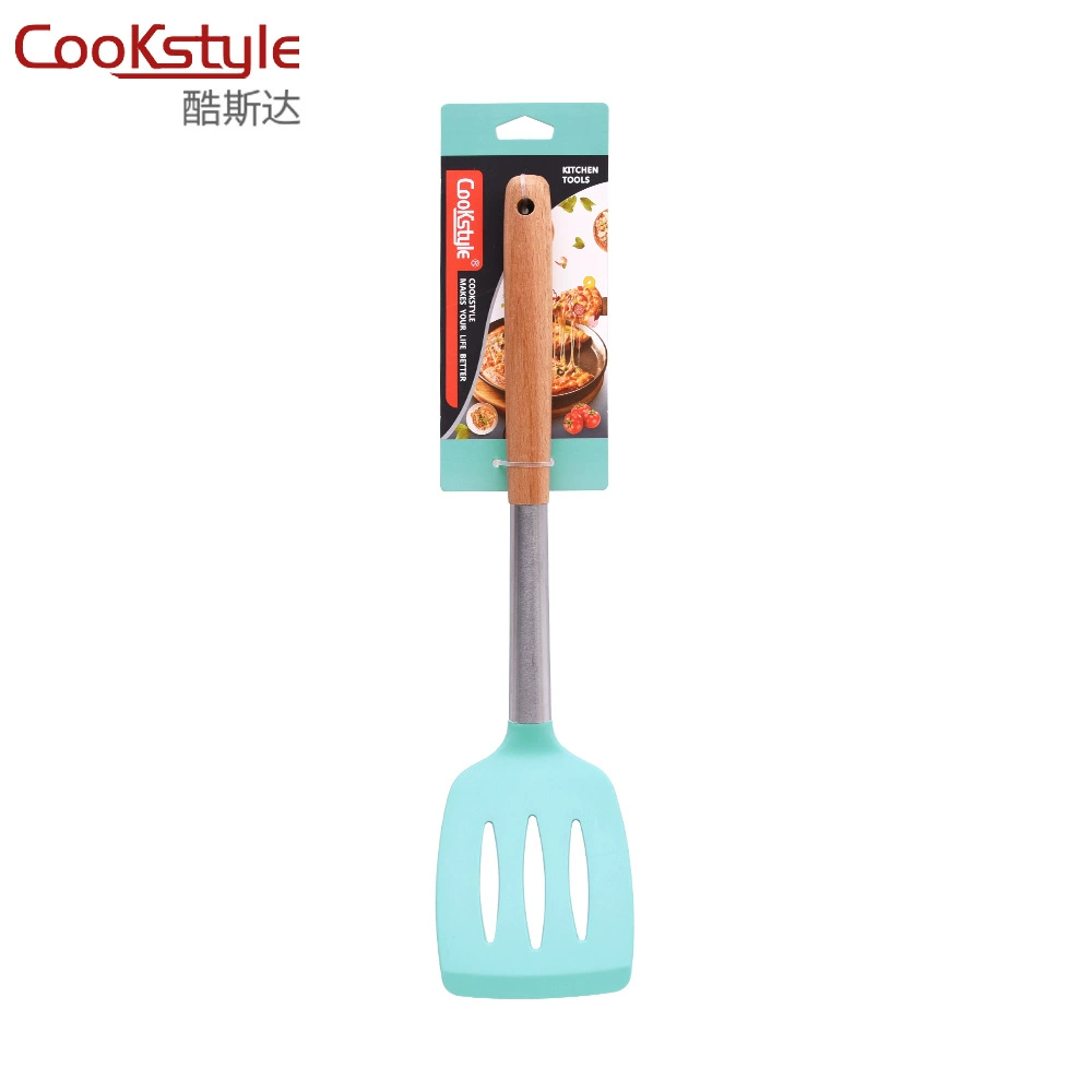 Набор кухонных принадлежностей (CookStyle) — силиконовые головки, стержни из нержавеющей стали, нордические цвета