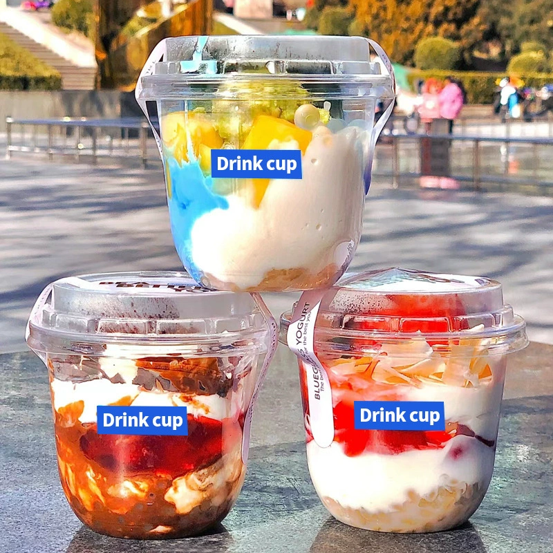 Disposable Plastic Drink Cup 360 ml, Clear PET with Lid — Single Cups & Multi-Set Options