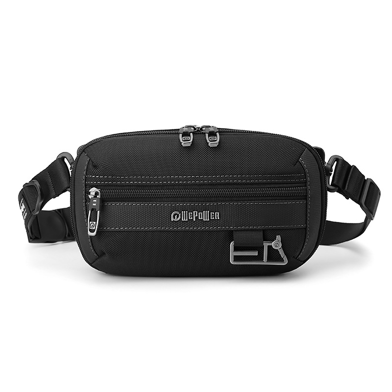 WEPOWER nuevo estilo de moda ocio bolso de cintura de ciclismo impermeable de nylon bolso de pecho de viaje al aire libre