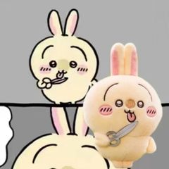 Jiyikawa ワンピースはさみウサキぬいぐるみペンダント人形おもちゃ漫画カップルギフト卸売